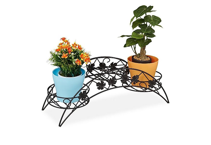 relaxdays Blumenständer Blumentreppe für 3 Pflanzen günstig online kaufen