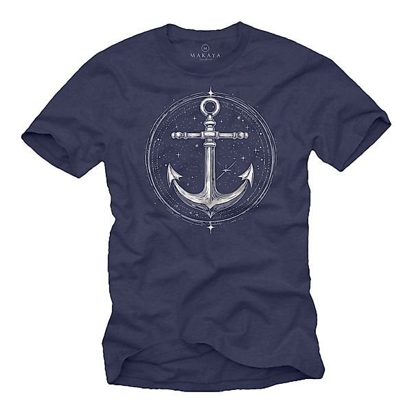 MAKAYA T-Shirt mit Anker Motiv für günstig online kaufen