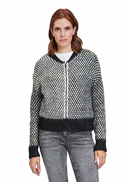 Cartoon Strickjacke "Damen Strick-Cardigan mit Reißverschluss" 1 tlg. Struk günstig online kaufen
