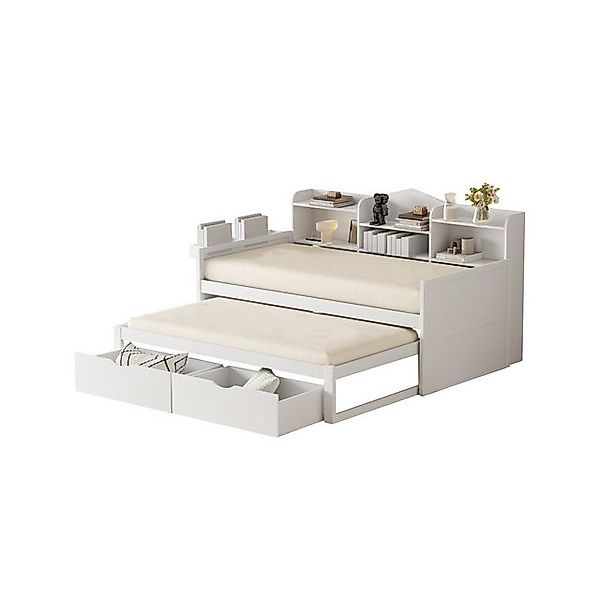 OKWISH Kinderbett Einzelbett Daybett Tagesbett Schlafsofa mit Ausziehbett 9 günstig online kaufen