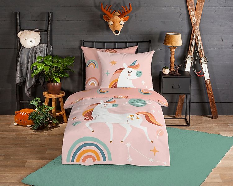 good morning Kinderbettwäsche Unidance, Biber, Flanell, günstig online kaufen