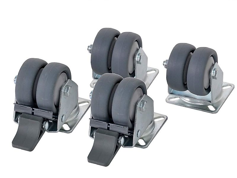 AMBIENTE-LEBENSART.DE Lenkrolle Transport Rollen 4er Satz Strandkorb Rollen günstig online kaufen