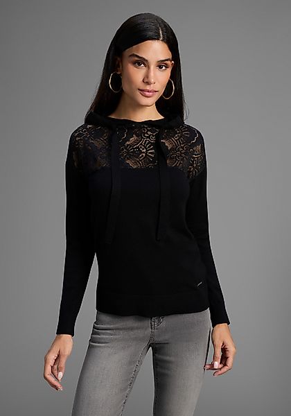 Laura Scott Kapuzenpullover mit Spitze - günstig online kaufen