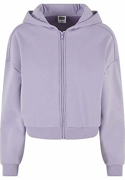 URBAN CLASSICS Sweatjacke "Urban Classics Damen Ladies Cozy Short Zip Hoody günstig online kaufen