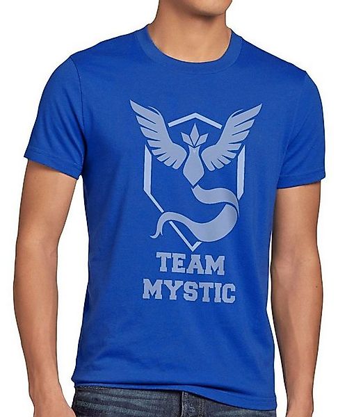 style3 T-Shirt Team Mystic pokemon go Team Blau Blue Weisheit kampf poke ei günstig online kaufen