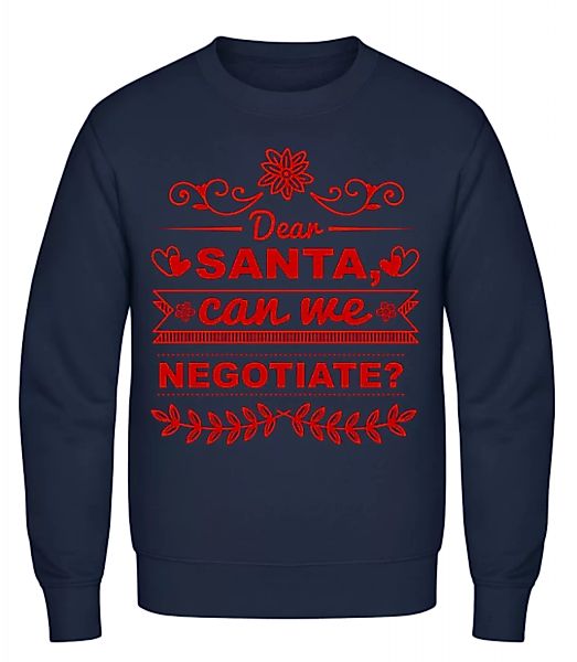 Santa Can We Negotiate? · Männer Pullover günstig online kaufen