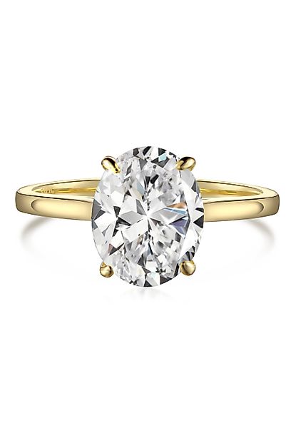 BRELLATO Solitärring Damen Cocktailring Großer Zirconia günstig online kaufen