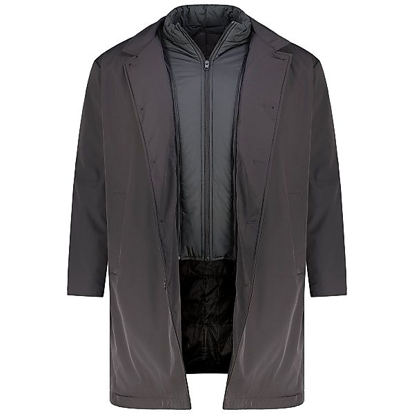Jack&Jones Mantel mit heraustrennbarem Westeneinsatz Farbe schwarz Größe: 5 günstig online kaufen