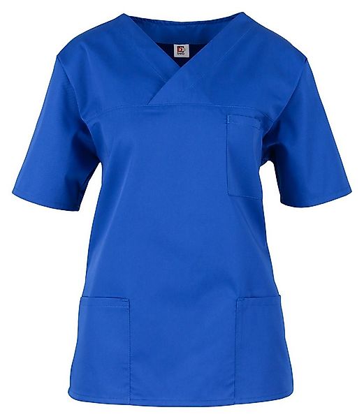 BEB Schlupfbluse beb MEDIZIN/PFLEGE Damen KASACK Kurz V-Neck Baumwollmix Ko günstig online kaufen