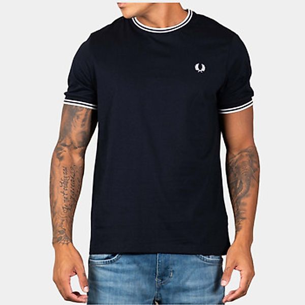 Fred Perry  T-Shirt Twin tipped t-shirt - navy günstig online kaufen