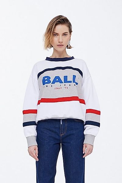 BALL Rundhalspullover BALUCA SWEAT modisches Sweatshirt mit Logo-Print günstig online kaufen