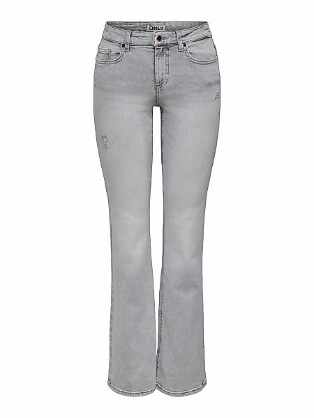 ONLY Bootcut-Jeans "ONLBLUSH MID WAIST FLARED DNM REA1099" mit dezentem Use günstig online kaufen