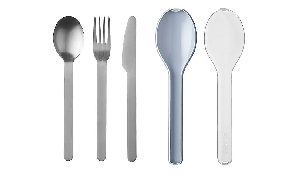 Mepal Besteckset  "To Go"  Ellipse ¦ grün ¦ Edelstahl,Kunststoff ¦ Maße (cm günstig online kaufen