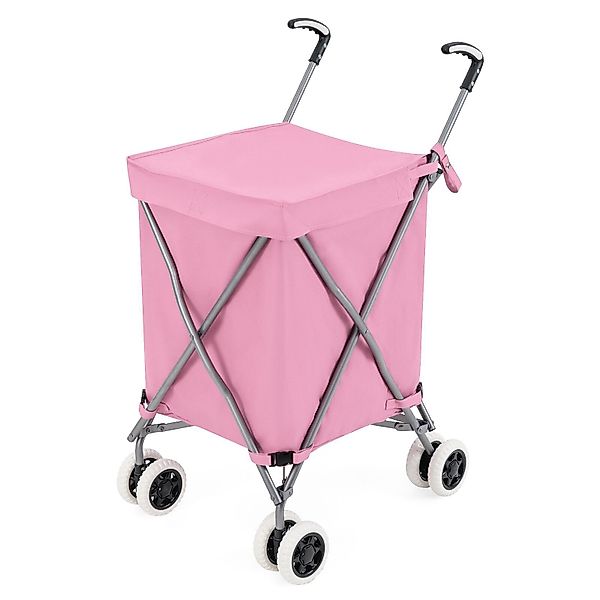 COSTWAY Einkaufstrolley, 90 l, bis 55 günstig online kaufen