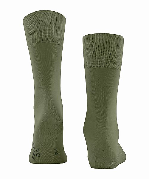 FALKE Tiago Herren Socken, 45-46, Grün, Uni, Baumwolle, 14662-727106 günstig online kaufen