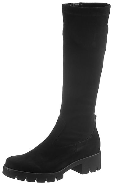 Gabor Stiefel, Blockabsatz, Plateau, Langschaftstiefel, mit günstig online kaufen