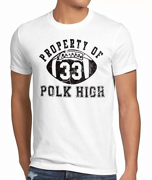 style3 Print-Shirt Herren T-Shirt Property of Polk High nette football bund günstig online kaufen