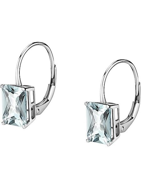 CHRIST Paar Ohrhänger CHRIST Damen-Ohrhänger 585er Weißgold 2 Aquamarin günstig online kaufen