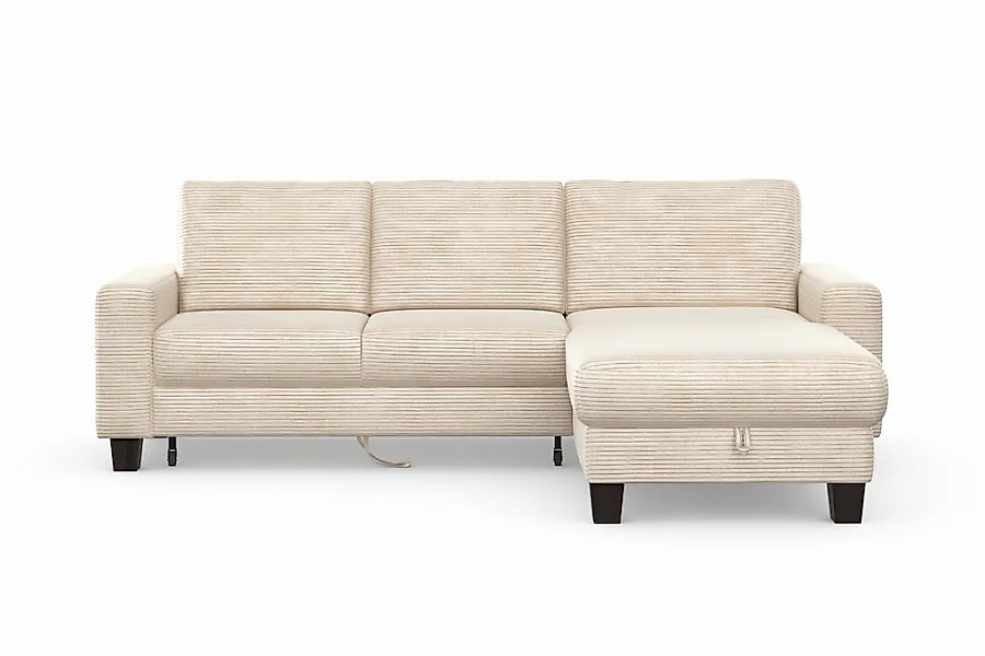 Home affaire Ecksofa »Summer L-Form«, mit Recamiere, mit oder ohne Bettfunk günstig online kaufen