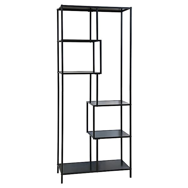 Svita Kela Metallregal 6 Ebenen Küchenregal Badregal Industrial Style Schwa günstig online kaufen
