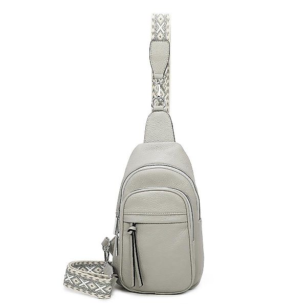 ITALYSHOP24 Schultertasche Damen Sling-Tasche Crossbody Brusttasche günstig online kaufen