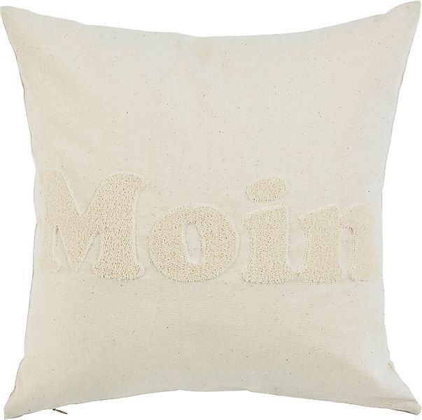 done. Kissenhülle "Moin" Kissenhülle aus feinem Canvas-Stoff, mit besonders günstig online kaufen