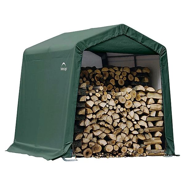 ShelterLogic Gartenhaus Shed-in-a-Box grün Kunststoff B/H/L: ca. 240x240x24 günstig online kaufen