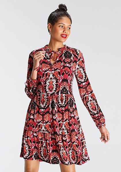 Tamaris Minikleid, festliche Anlässe, aus Jerseystoff, Langarm günstig online kaufen