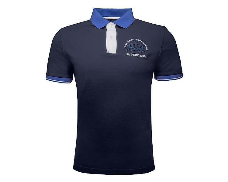 La Martina Poloshirt MAP005 Herren T-Shirt, Shirt, Poloshirt, Polohemd, Spo günstig online kaufen