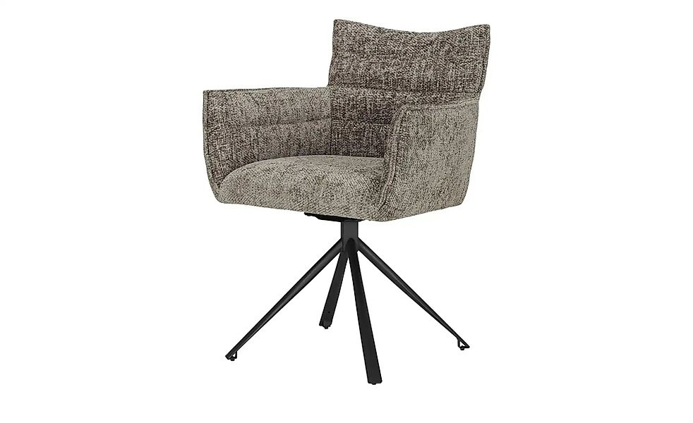 Gray & Jones Armlehnstuhl drehbar Gabor ¦ grau ¦ Maße (cm): B: 61 H: 85,4 T günstig online kaufen