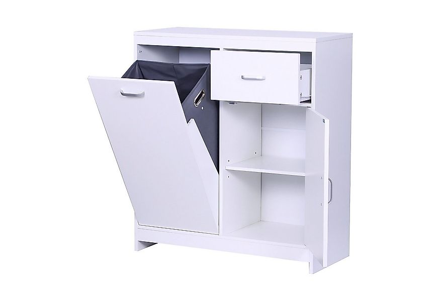 relaxdays Wäscheschrank mit 48 l Wäschesack günstig online kaufen