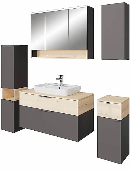 Saphir Badmöbel-Set »Quickset 394«, (Komplett-Set, 6 St.) günstig online kaufen