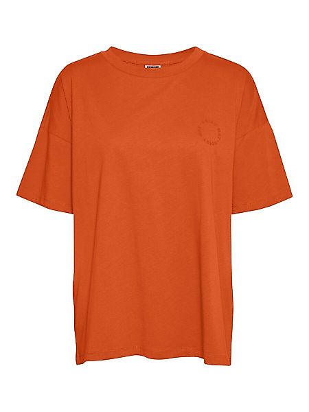 NOISY MAY Logo T-shirt Damen Orange günstig online kaufen