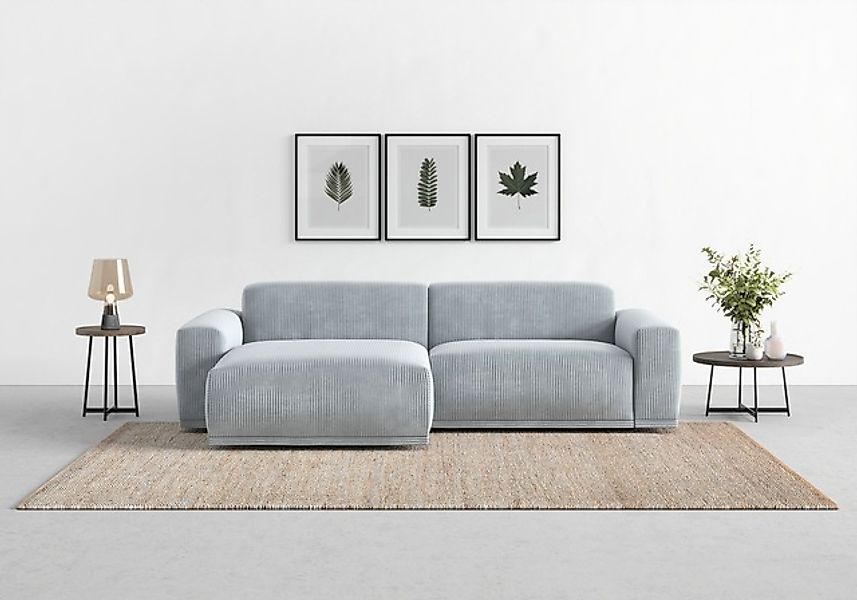TRENDMANUFAKTUR Ecksofa »Braga, mit hochwertigem Kaltschaum, L-Form, in Cor günstig online kaufen