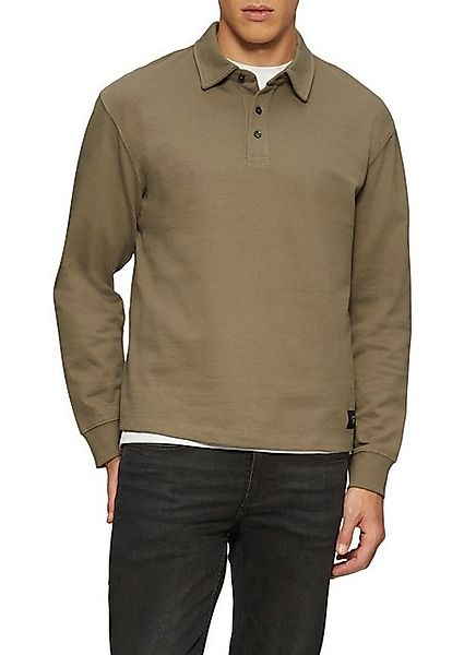 s.Oliver Langarm-Poloshirt mit Logo Stickerei am Rumpf günstig online kaufen