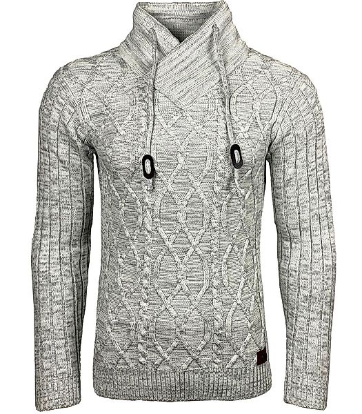Baxboy Strickpullover Baxboy Herren Meliert Pullover günstig online kaufen