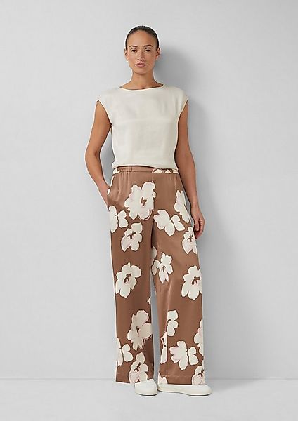 s.Oliver 7/8-Hose Hose Satinierte Wide-Leg-Hose günstig online kaufen