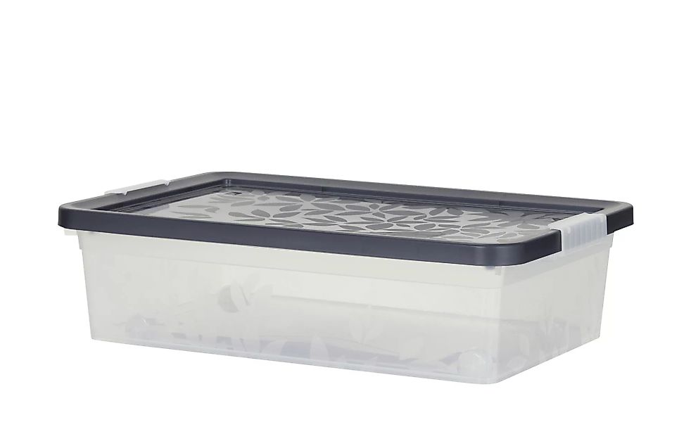 Aufbewahrungsbox mit Deckel - grau - Kunststoff - 58,6 cm - 16,2 cm - 39,2 günstig online kaufen