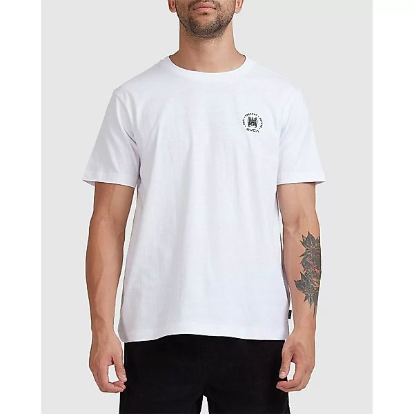 Rvca Seal Kurzärmeliges T-shirt S White günstig online kaufen