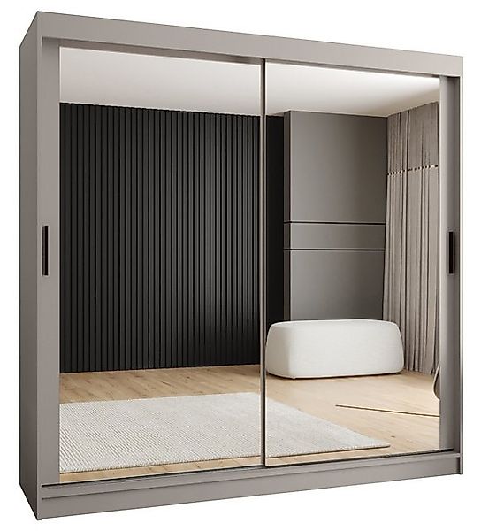 ABIKS MÖBEL Schwebetürenschrank RUBINO T 200 Schlafzimmerschrank mit Schieb günstig online kaufen