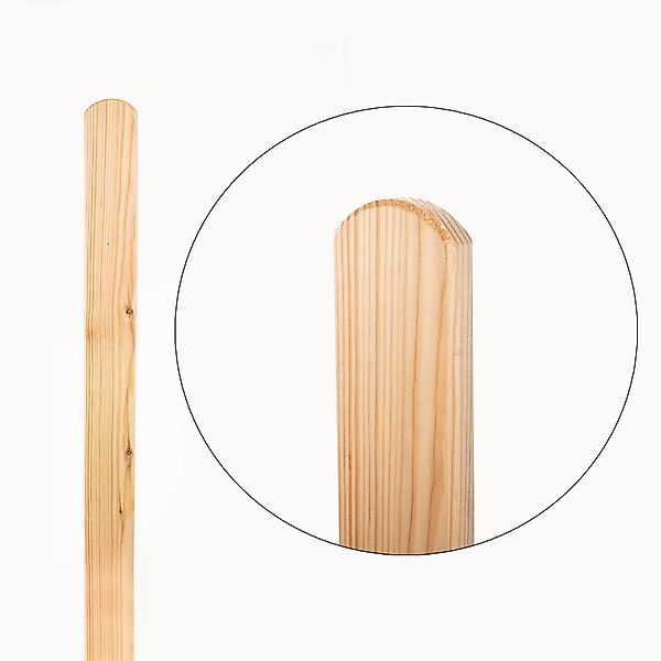 Mega-Holz Holzzaun Zaunlatten-Paket "Usedom" (gehobelt, Kopf günstig online kaufen