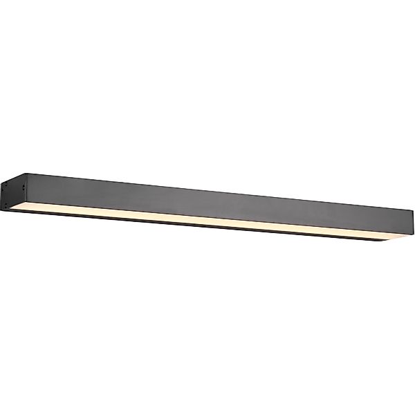 Trio LED-Wandleuchte Rocco 36 mm x 600 mm x 80 mm Schwarz Matt günstig online kaufen