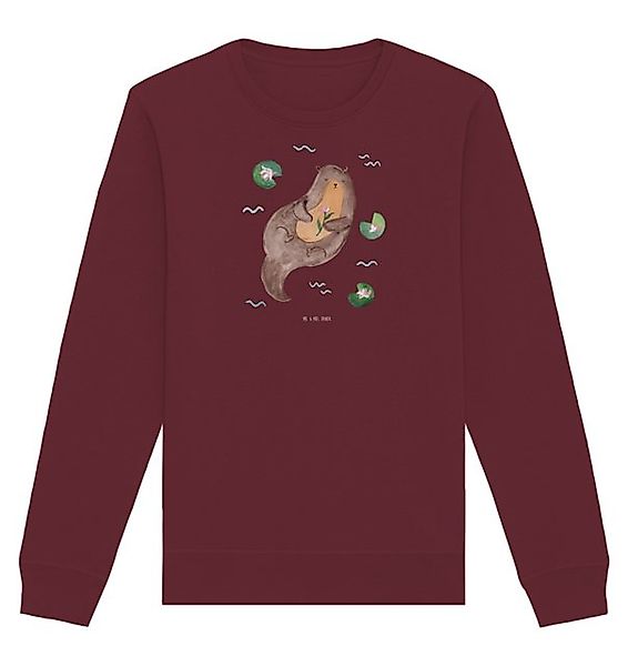 Mr. & Mrs. Panda Longpullover Otter Seerose Größe S - Burgundy - Geschenk, günstig online kaufen