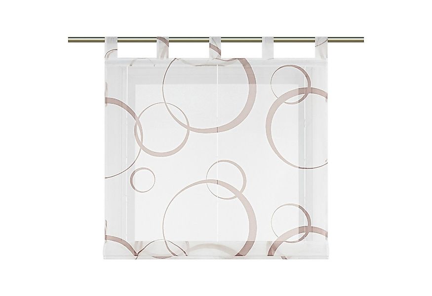 Joyswahl Raffrollo, mit Schlaufen, mit buntes Blasenmuster für Fenster Voil günstig online kaufen