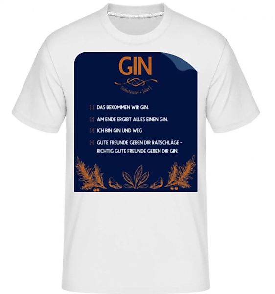 Gin Definition · Shirtinator Männer T-Shirt günstig online kaufen