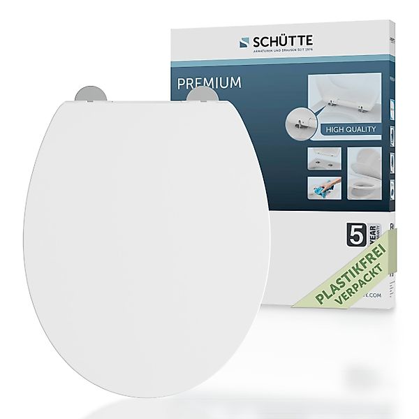 Schütte WC-Sitz WHITE, aus Kunststoff, mit günstig online kaufen