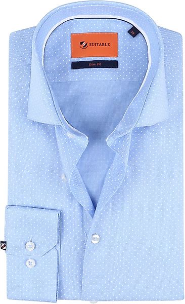 Suitable Hemd WS Blau Punkte - Größe 38 günstig online kaufen