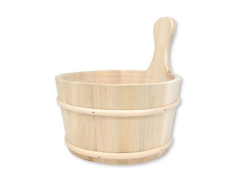 Blumenberg Aufgusstopf Sauna-Aufgusskübel aus Espe naturbelassen 4 Liter günstig online kaufen