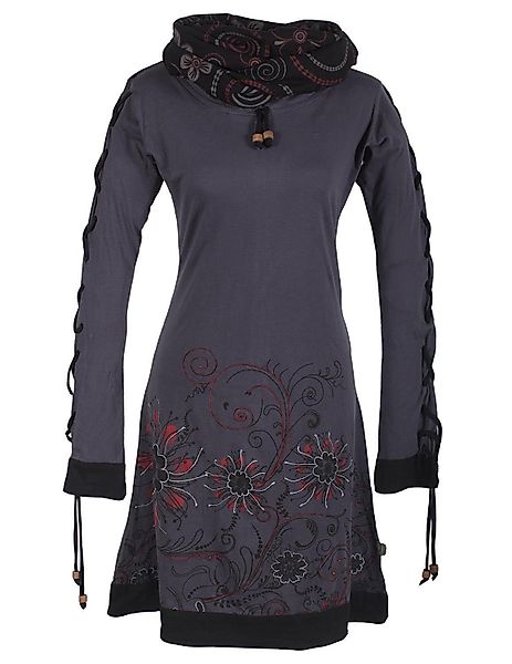 Vishes Midikleid Bedrucktes Blumen Kleid mit günstig online kaufen
