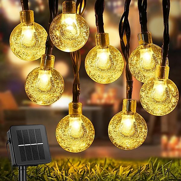 Tukrool LED-Lichterkette Solar-Lichterkette für den Außenbereich, günstig online kaufen
